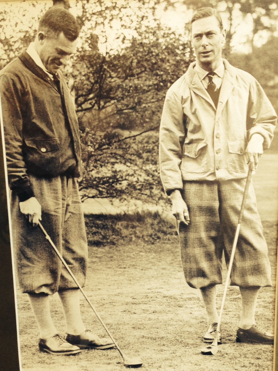 KGVI as Duke of York at St Georges Hill